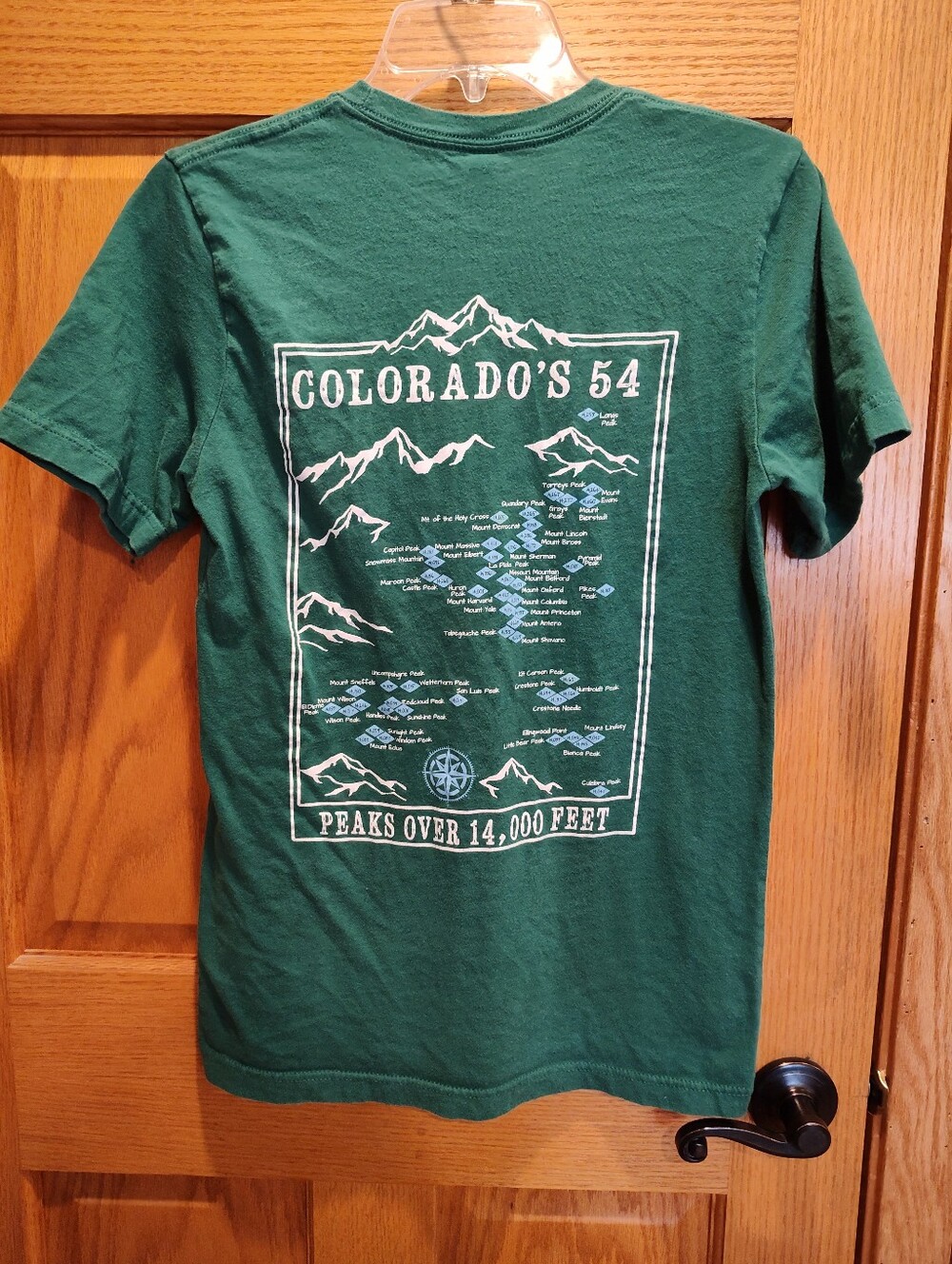 Bella Canvas Colorado's 54 14ers Graphic Tee, Small